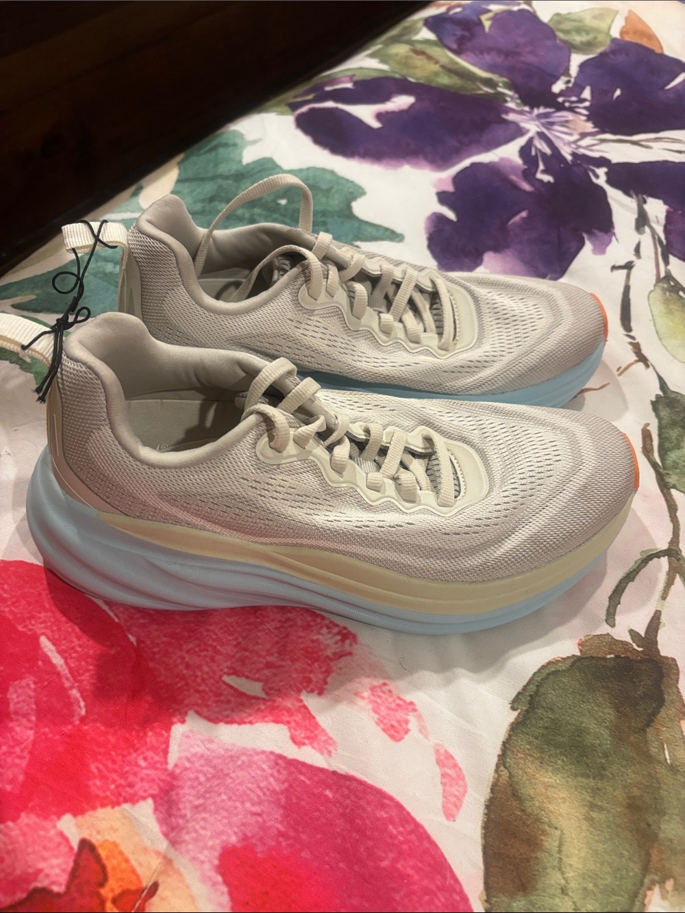 Avia Women's Beige Sneakers with Pastel Accents
